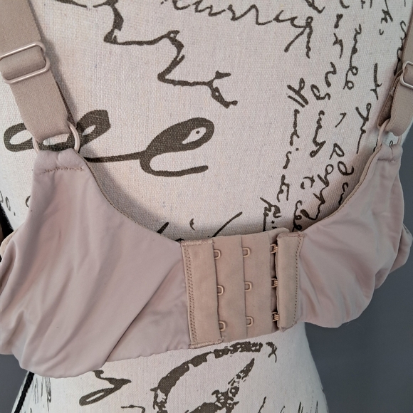 Olga Cloud 9 Lace Underwire Contour Bra 44C Toasted Almond - Picture 6 of 7